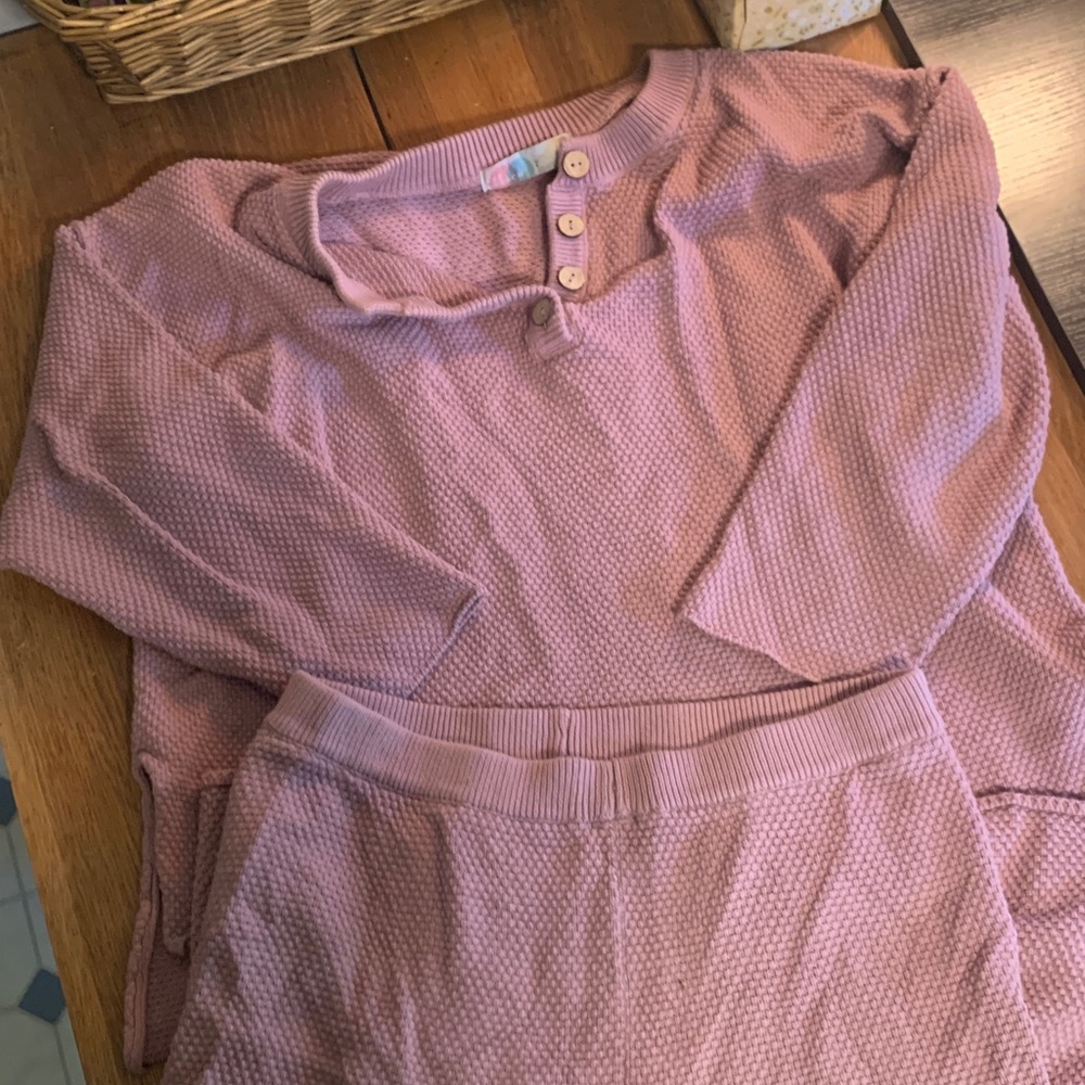 Free People Beach Mauve Hailey set L